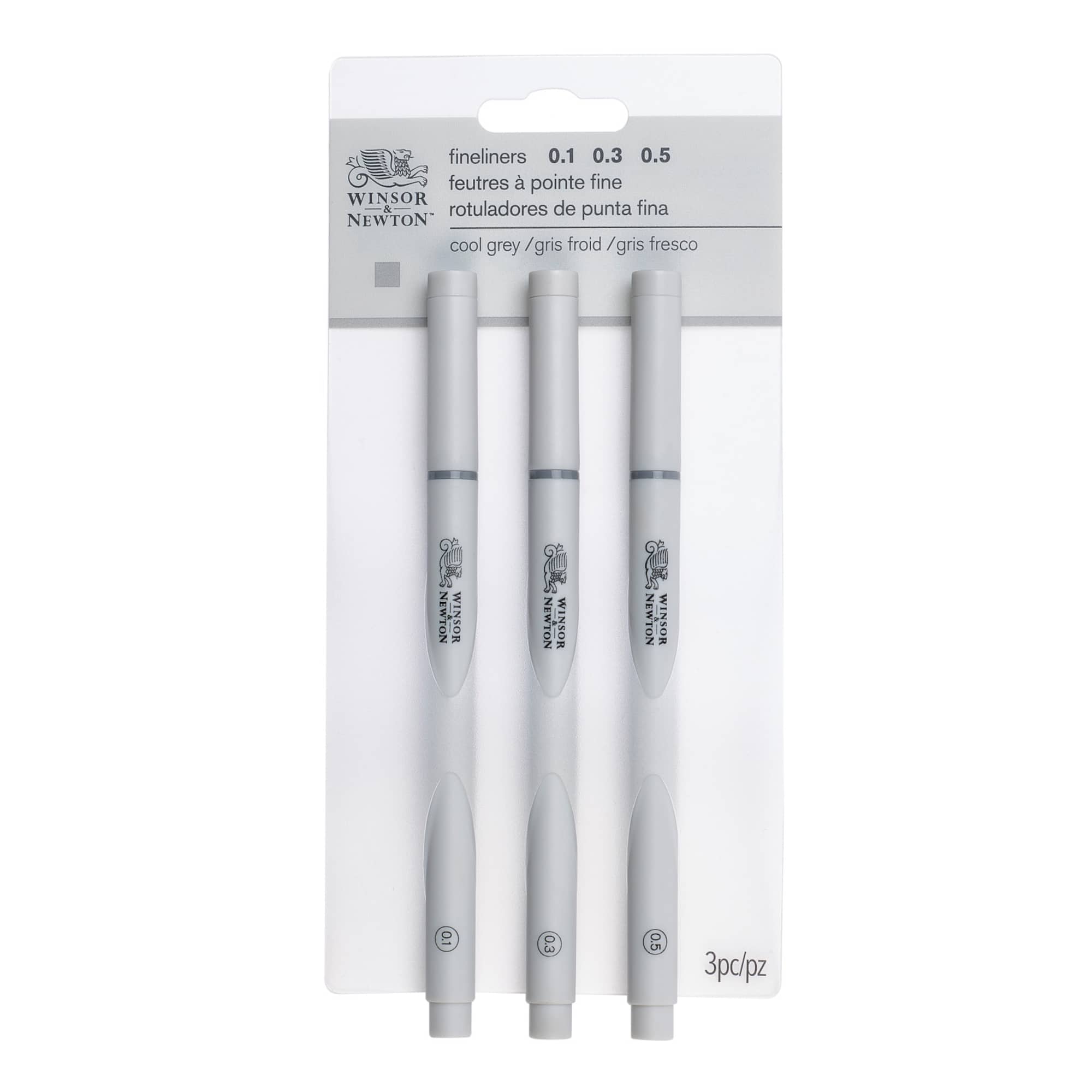 Winsor & Newton® 3 Cool Grey Fineliner Set